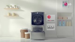 Pelmel Ajustamiento progresivo Combo Lavadora Secadora LG Eléctrica 23.5 kg WD20VVS6+WD100CV + TWINWash  TWW20VVS2 LG | falabella.com