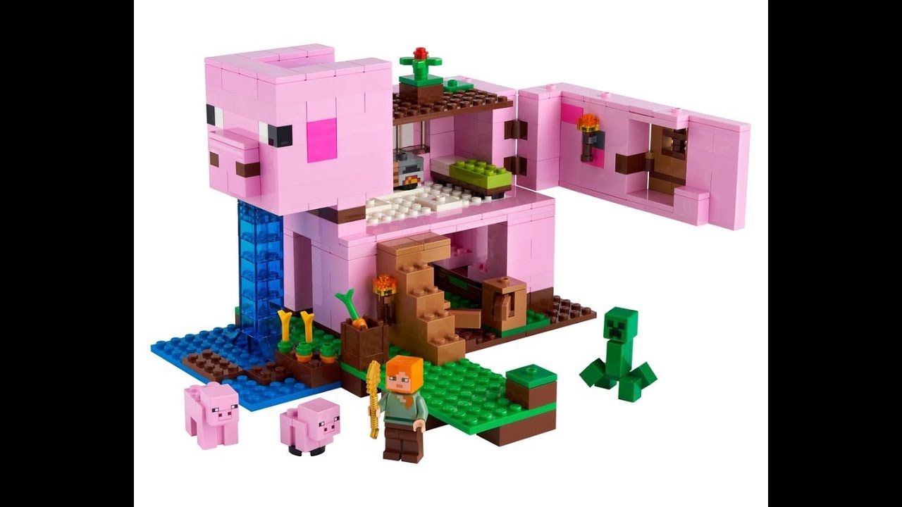 Свинка дом Lego Minecraft 21170 The Pig House