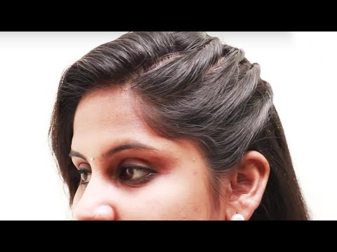 1 Min hairstyles for party/Wedding/Function ★ Simple hairstyle step by step ★ Simply hair style 2024 @PlayEvenFashions