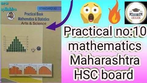 Practical no:10 Art and Science mathematics Maharashtra HSC board 2021