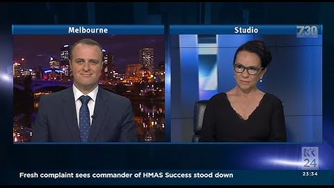 Tim Wilson MP - 7.30 with Hayden Cooper 2016-09-02