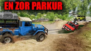 OFF-ROAD HARİTASINDA ARAÇLARIN KAPIŞMASI // BeamNG.drive