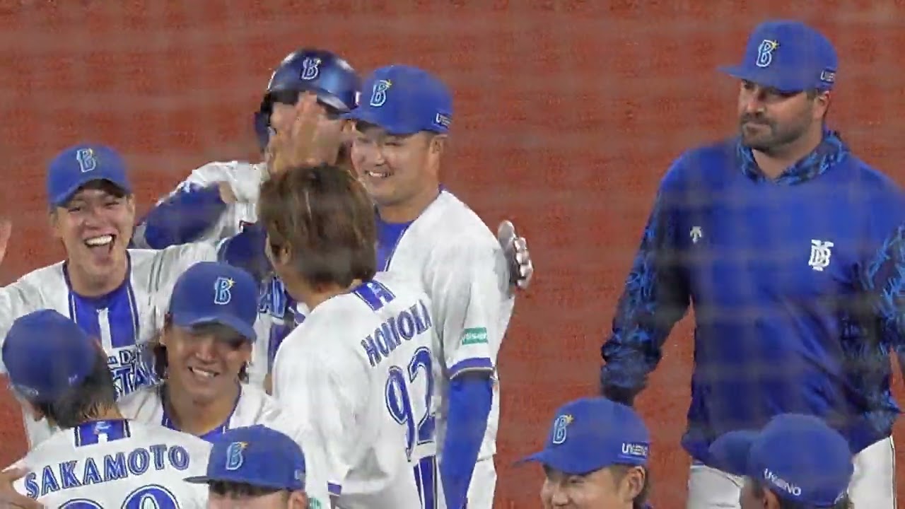 【伝説の試合フィナーレ】蝦名のサヨナラタイムリーにて劇的な幕切れ！現地は狂喜乱舞！凄まじい試合に大興奮！(2025.10.12/横浜スタジアム）