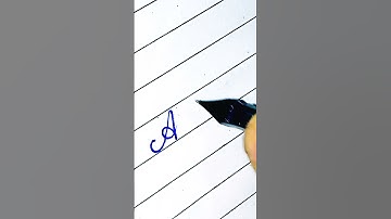 writing a name "Amruta" in cursive #shorts