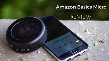 Amazon Basics Micro Bluetooth Speaker Review - Better Than Portronics SHELL?!?