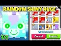 Insane offers for 11 rainbow shiny huge unicorn in pet simulator 99
