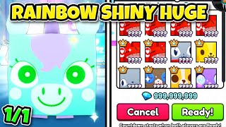 INSANE OFFERS For *1/1* RAINBOW SHINY Huge Unicorn in Pet Simulator 99!