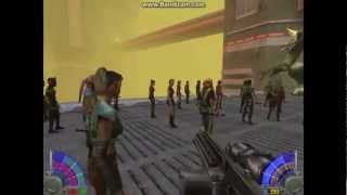 Star Wars Jedi Knight: Jedi Academy NPC Battles #1 - Jedi(s) vs. Mutant Rancor