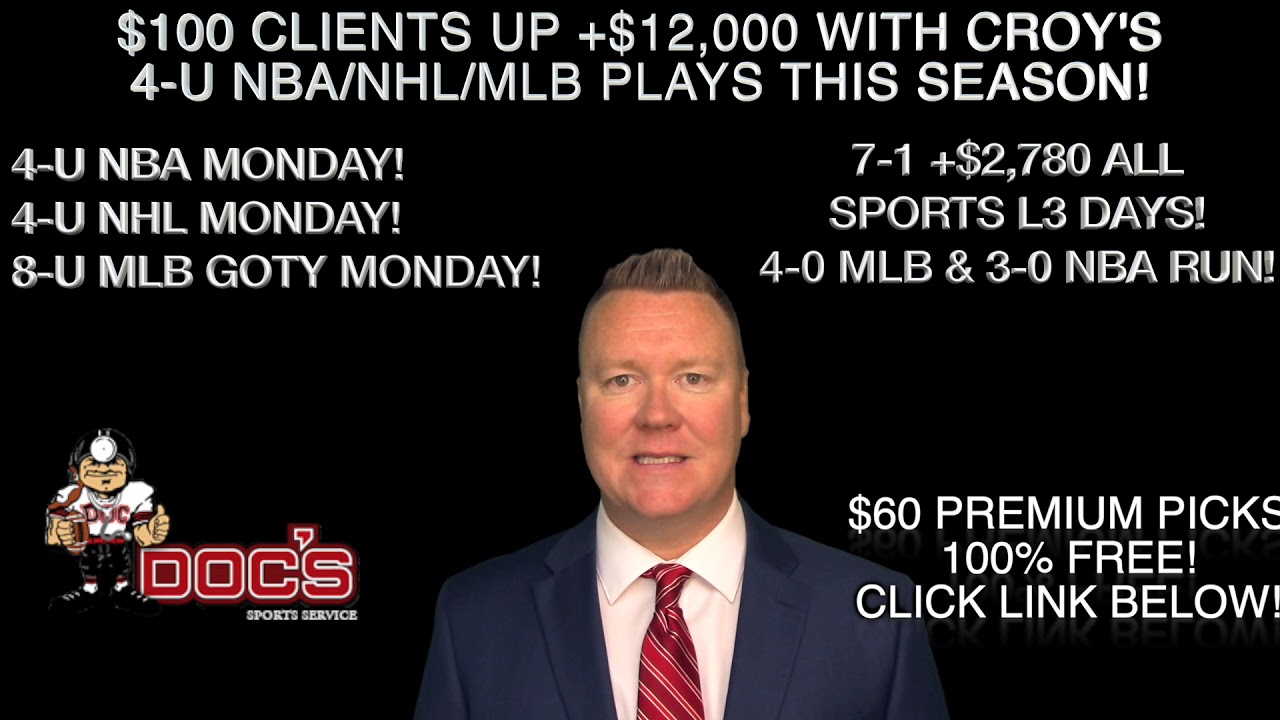NHL PICKS 04/29/19. NBA PLAYOFF PICKS, MLB TIPS BY SPORTS BETTING EXPERT VERNON CROY