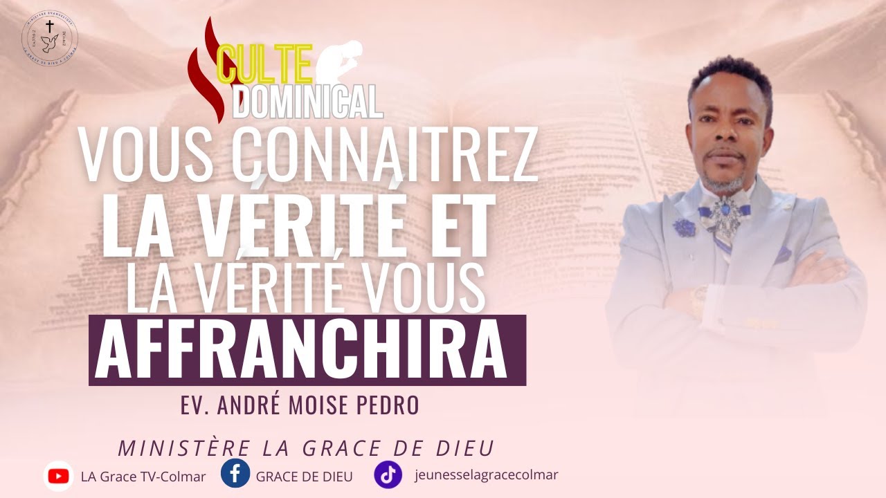 Vous connaitrez la vérité et la vérité vous affranchira - Evangéliste