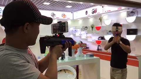Caraok AR-GUN Augmented Reality Virtual Reality Unboxing Review Toy Multiplayer Game