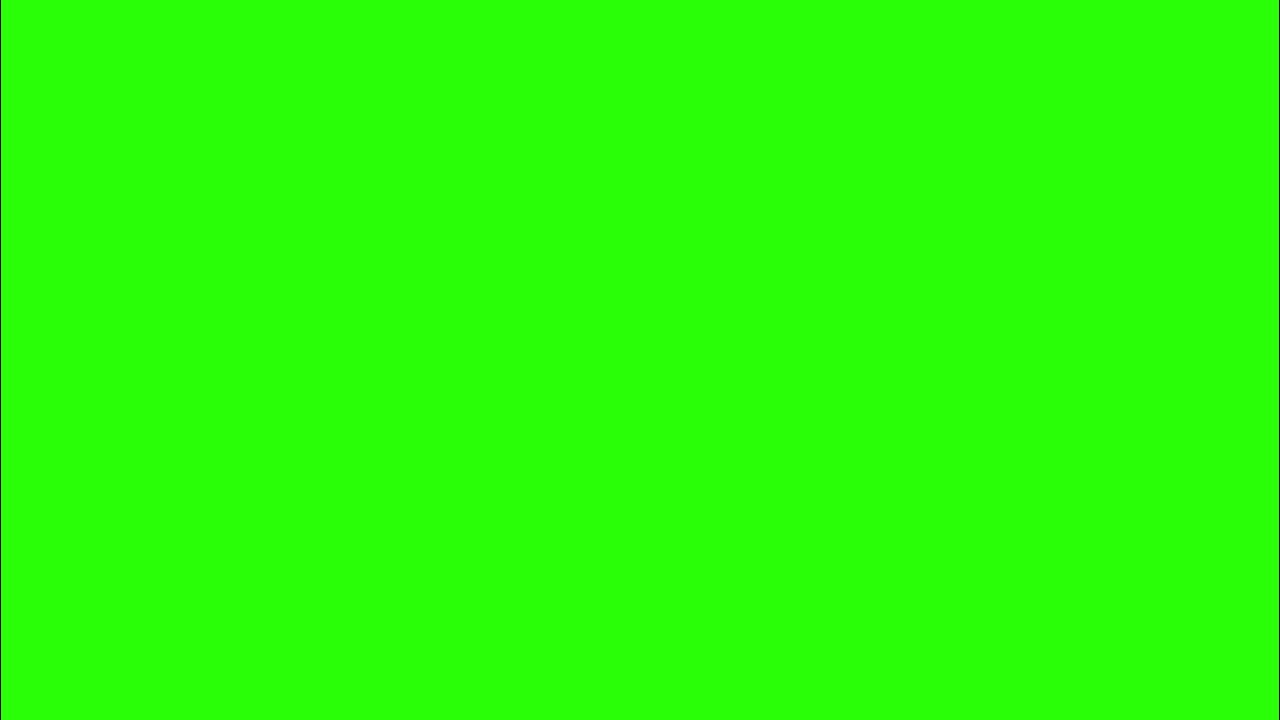 Green screen - Recording for the end screen elements