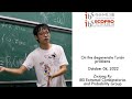 2022.10.04, Zixiang Xu (徐子翔), On the degenerate Turán problems