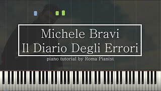 Michele Bravi - Il Diario Degli Errori (piano tutorial)