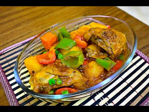 How To Cook Chicken Afritada (Recipe And Ingredients Afritadang Manok) - Yo...