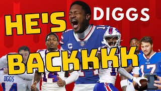 STEFON DIGGS RETURNS, MCDERMOTT CLARIFIES---DIGGS DRAMA DONE?