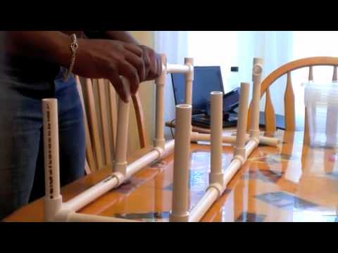 diy pvc storage bin holder youtube