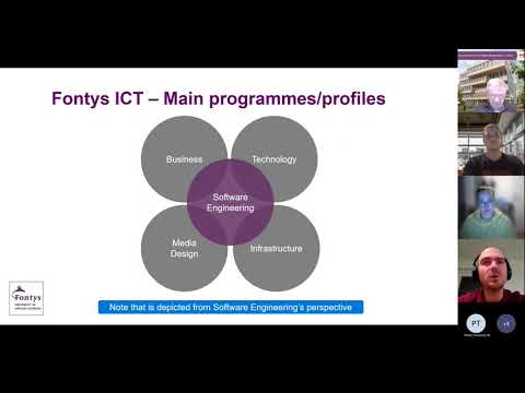 Webinar about the program ICT & Software Engineering