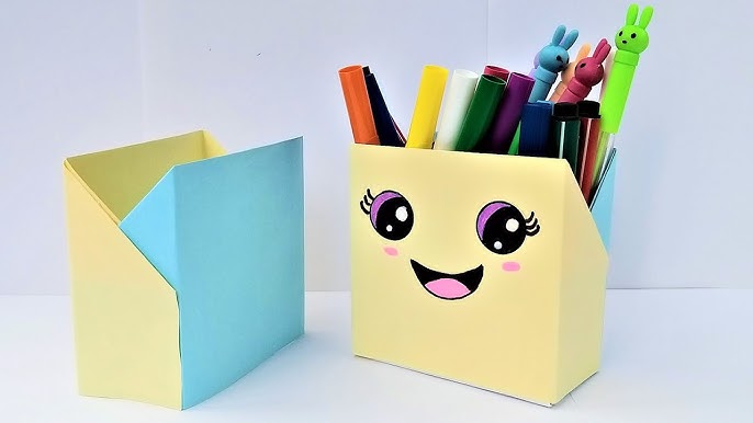 Colorful DIY Pencil Holder - Crafting Cheerfully