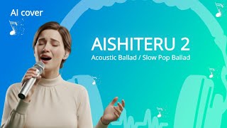 Lagu enak di dengar aishiteru 2 COVER AI (Acoustic Ballad / Slow Pop Ballad)