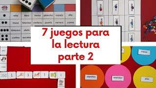 7 JUEGOS PARA ENSEÑAR A LEER Y ESCRIBIR | APRENDER JUGANDO