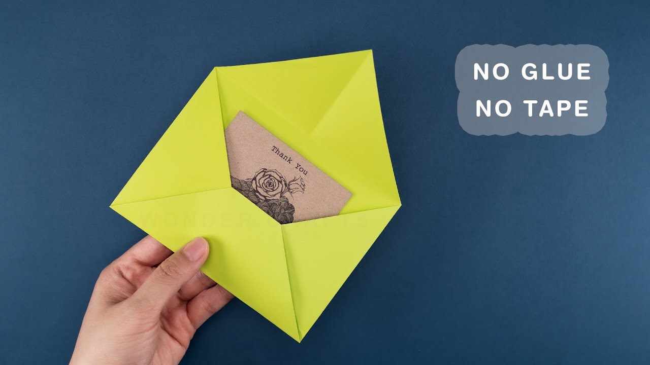 Easy Paper Envelope - How to make an Envelope out of paper - Envelope ...