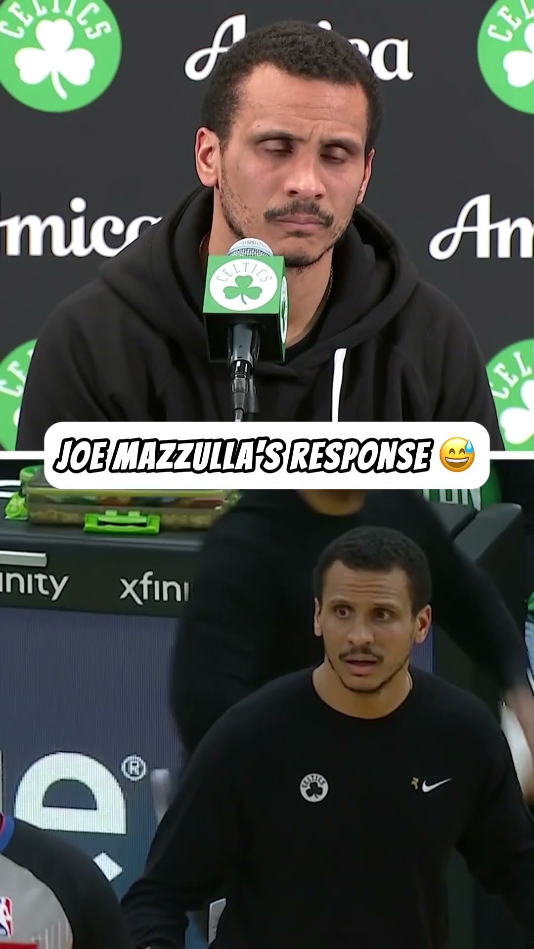 Joe Mazzulla's response to this reporter's question ?