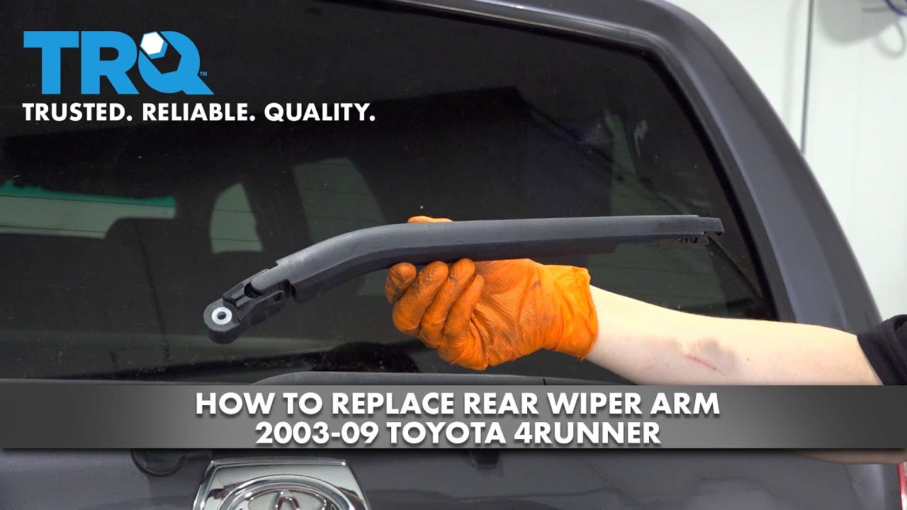 MIKKUPPA Back Windshield Wiper Replacement Rear Wiper Arm Blade Assembly All Season Natural Rubber Cleaning Window for Toyota 4Runner 2003-2009 