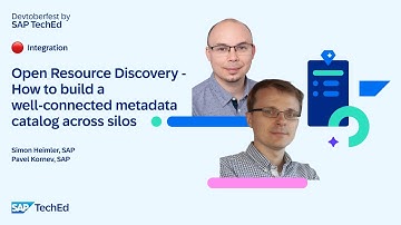 🔴 Open Resource Discovery – How to build a well-connected metadata catalog across silos