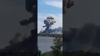 Взрыв аэродрома в Крыму Новофедоровка