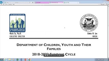 Part 2. How to Access the DCYF RFP-RFQ Document and Create a Profile in the 2018-2023 RFP System