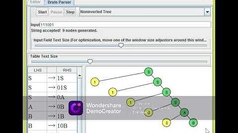 Jflap example of grammar