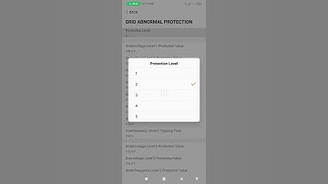 sungrow inverter voltage range setting when under voltage/over voltage fault /tap change of Xr