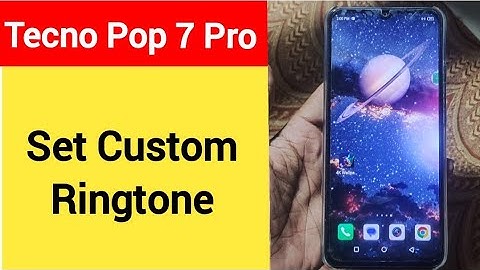 How to set custom ringtone, Tecno Pop 7 Pro me song ringtone Kaise lagaya