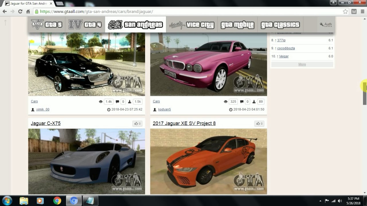 How to download and install car mod for gta San Andreas step by step ...