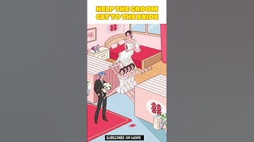 Help the croom get to the Bride 😱😮 | Tricky Twist puzzle 🧩 Gameplay #shorts