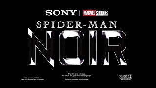 BREAKING! SPIDERMAN NOIR OFFICIAL ANNOUNCEMENT  Sony Amazon w/ Nicolas Cage!