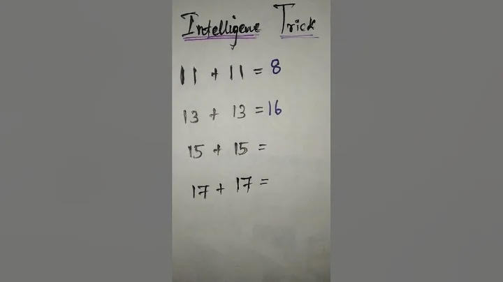 IQ TEST MATHEMATICS -8 | BRAIN TEST QUESTION