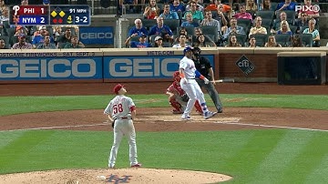 Cespedes crushes a three-run homer to left