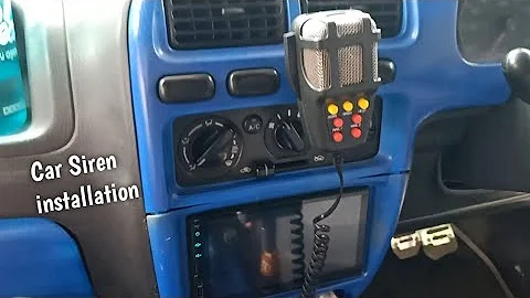 Car siren speaker can offer 5 loud and clear sounds speaker installation