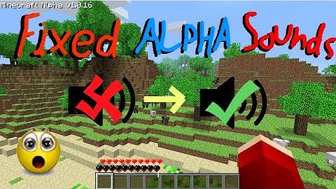 How to get alpha sounds working in Minecraft | tutorial