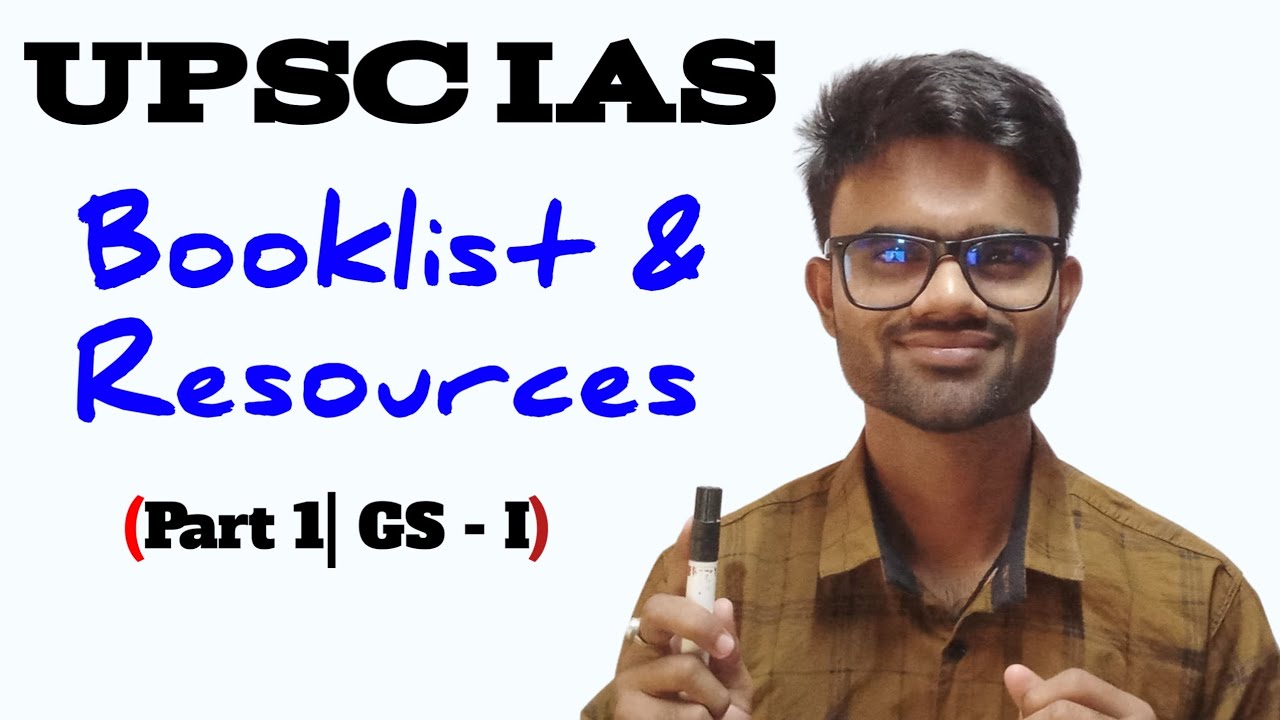 UPSC IAS EXAM Booklist & Resources Part 1 (GS I) 🔥 YouTube