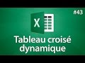 Excel 2016  crer un tableau crois dynamique  tuto 43