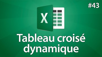 Excel 2016 - Créer un tableau croisé dynamique - Tuto #43