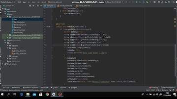 Program data entry menggunakan aplikasi android studio