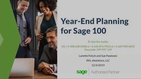 Sage 100 year-end processing and payroll for 2019