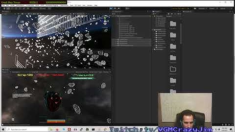 DOTS ECS HDRP UNITY crazy asteroid render
