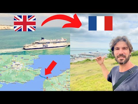 Vídeo: Como chegar à França de balsa do Reino Unido