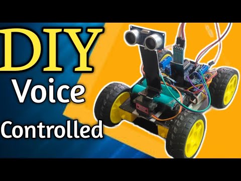 How to make DIY Voice Control Robot Car at home @RCFlying # ...