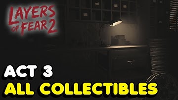Layers Of Fear 2 - All Collectibles In Act 3 (Photo Slides, Movie Posters, Mysterious Items, etc...)